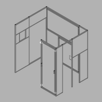 41-410-1SS MODULAR SOLUTIONS GUARD CONNECTIONS FOR REMOVABLE PANELS WITH STAINLESS STEEL HW LOWER UNIT PIVOT